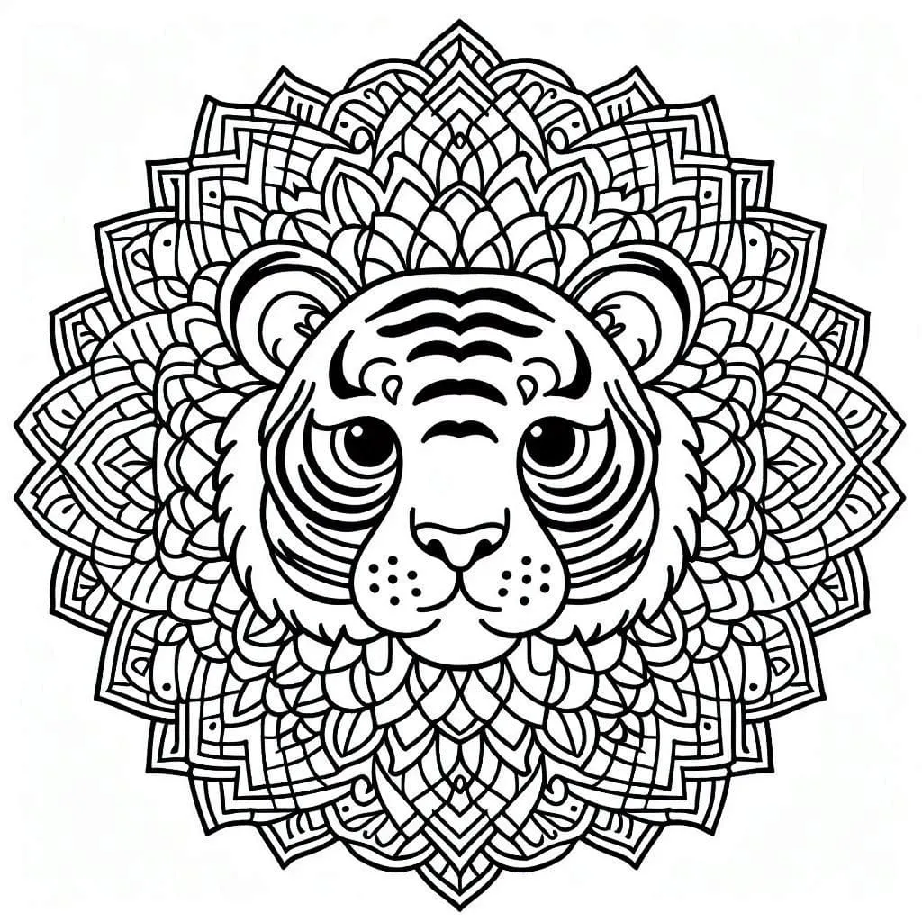 Mandalas Tigre 24
